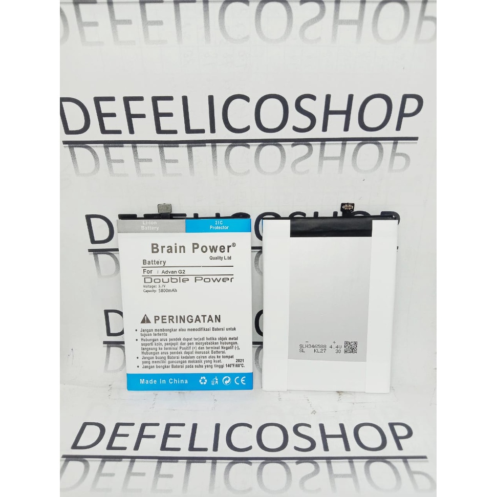 Baterai Advan G2 Soket Advan i55C G2 pro 2020 G3 pro 2020 Original Double Power Batrai Batre HP
