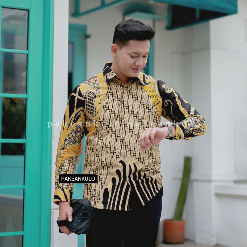 Batik Premium Pria Slimfit || Motif Parangg Kusnoo