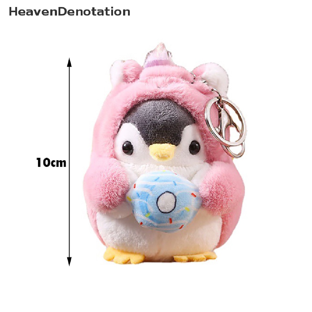 [HeavenDenotation] Kunci Boneka Pinguin Lucu Gantungan Kunci Gadis Kartun Mobil Keyring Kawaii Wanita Tas HDV