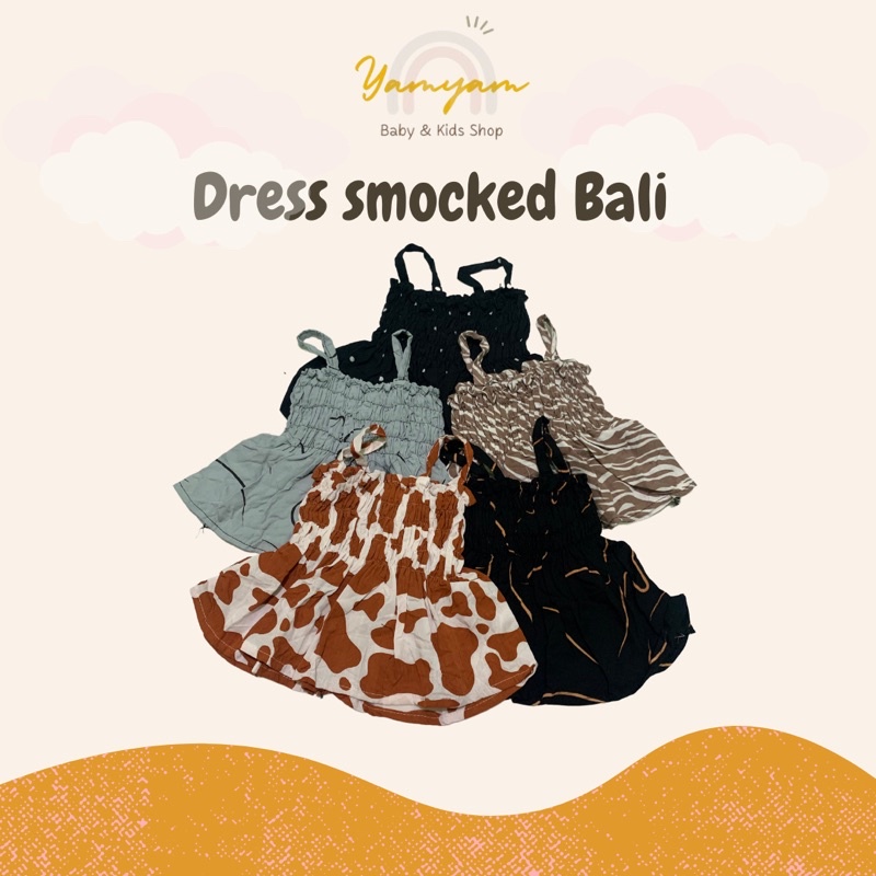 smocked dress bali dress bali anak dress tali anak dress anak motif