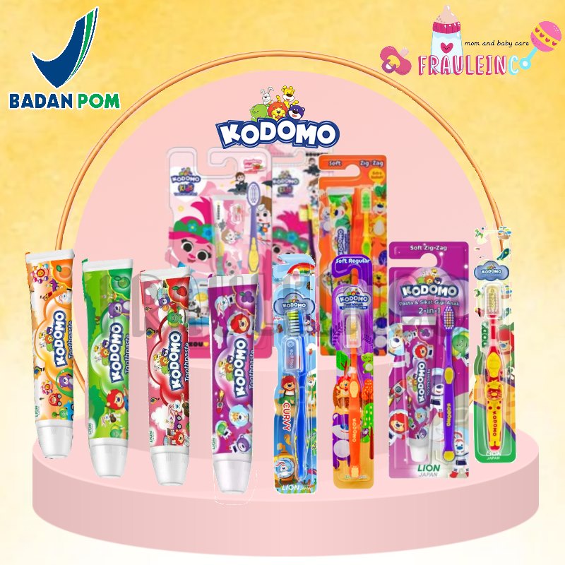 *FRAULEINCO* kodomo pasta gigi anak /  odol kodomo /sikat gigi KODOMO anak baby toothpaste tooth paste 45 gr