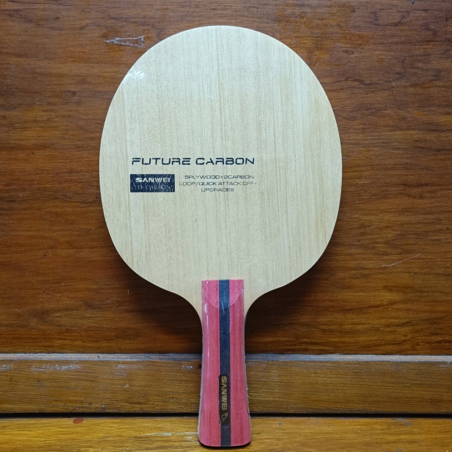 Kayu Bet Pingpong Tenis Meja SANWEI FUTURE Carbon Original