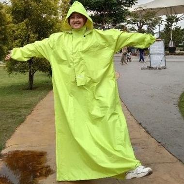 SALE Mantel Hujan Syari Raincoat Jumbo Big Size