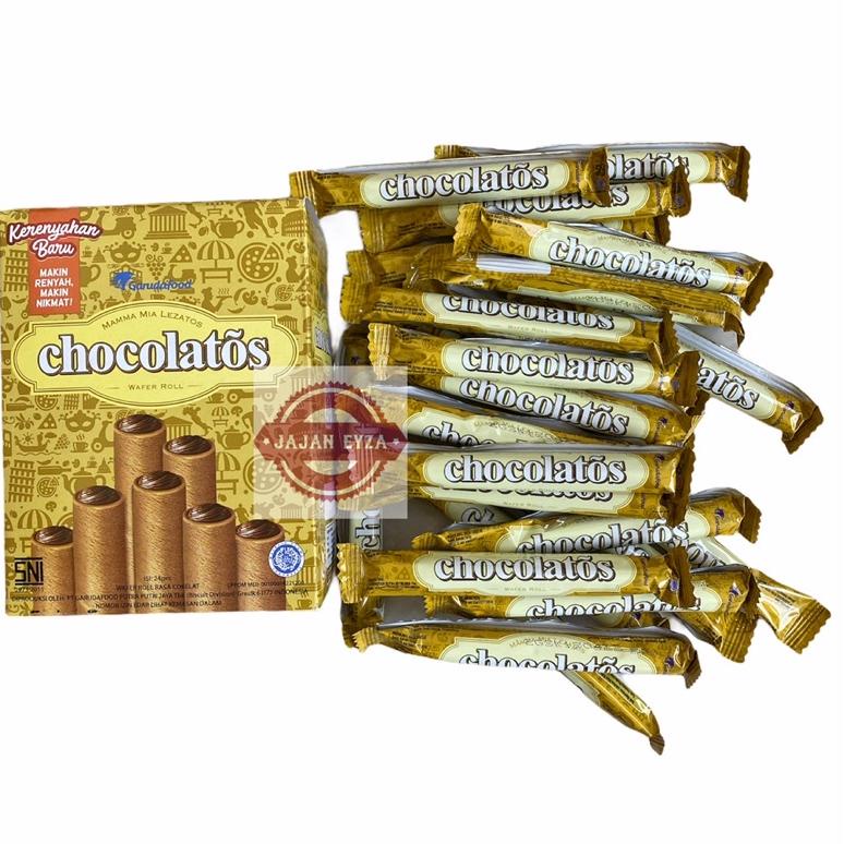 

K97 GARUDA FOOD GERY CHOCOLATOS 24pcs / CHOCOLATOS WAFER COKLAT / CHOCOLATOS WAFER ROLL / CHOCOLATOS COKLAT RESTOCK ユ
