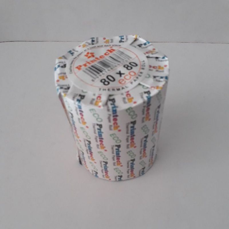 

Thermal roll kertas kasir PRINTECH 80 X 80 black hitam
