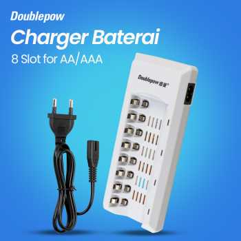 DOUBLEPOW Charger Baterai 8 slot for AA/AAA - DP-K18