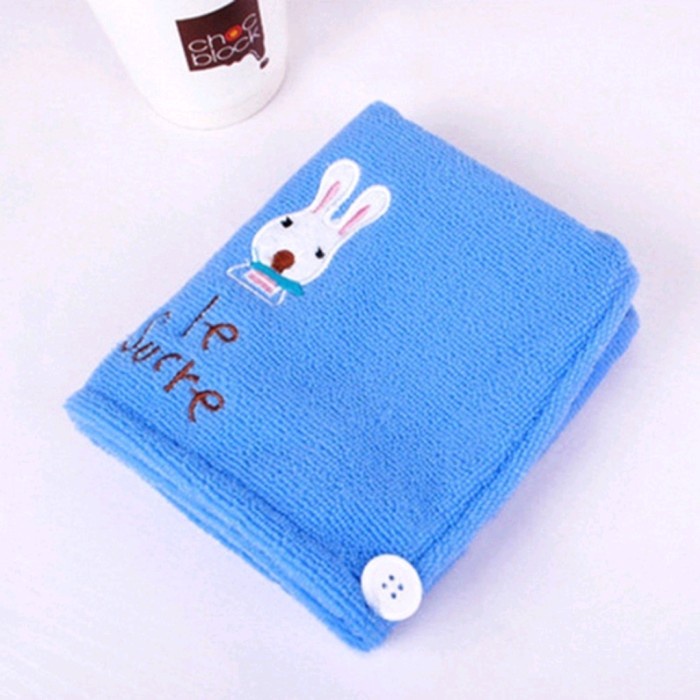 RABBIT 387 Handuk Keramas Rambut Turban Magic Head Towel Fast Dry Hair