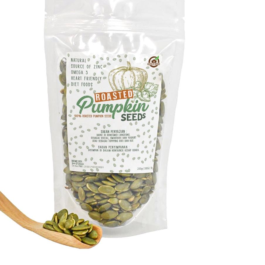 

♤ Roasted Pumpkin Seeds ( Biji Labu Panggang ) - 250 Gr ☆