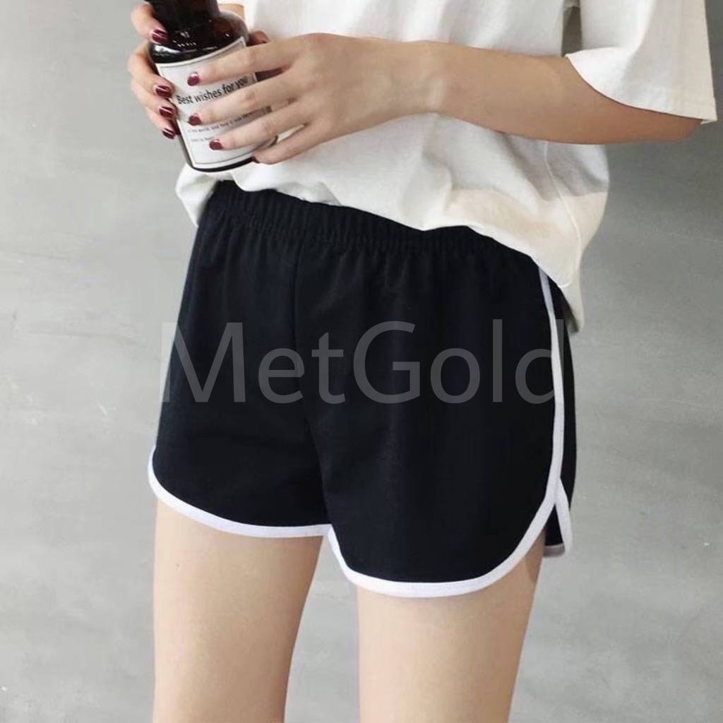 Celana Pendek Korea Wanita Santai Hotpants MetGold