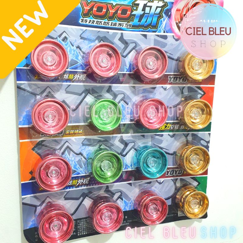 YOYO BESI CHROME PREMIUM 3 BEARING / 3 IN 1  SET YOYO BLAZING PREMIUM / CIEL BLEU SHOP