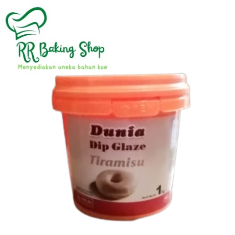 Dunia Dip Glaze ECO 1kg - Dip Glaze Dunia ECO  1kg - Toppin donat - glaze murah