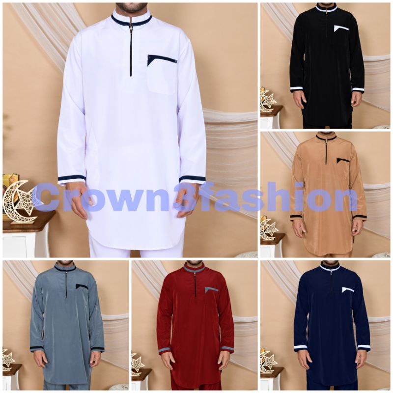 Setelan koko kurta pria premium quality *Bisa COD AL KAHFI