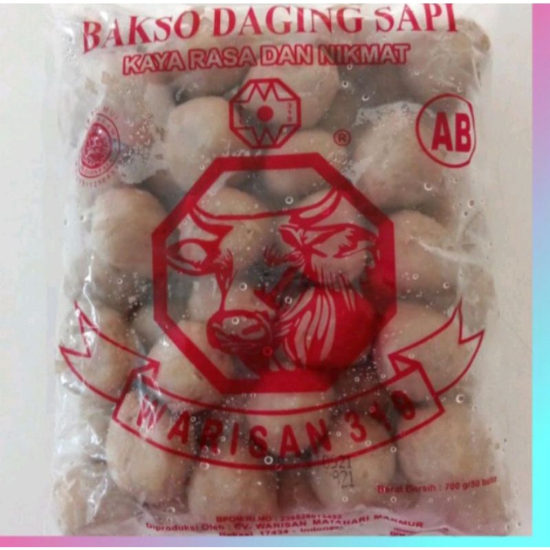 

Bakso warisan isi 50