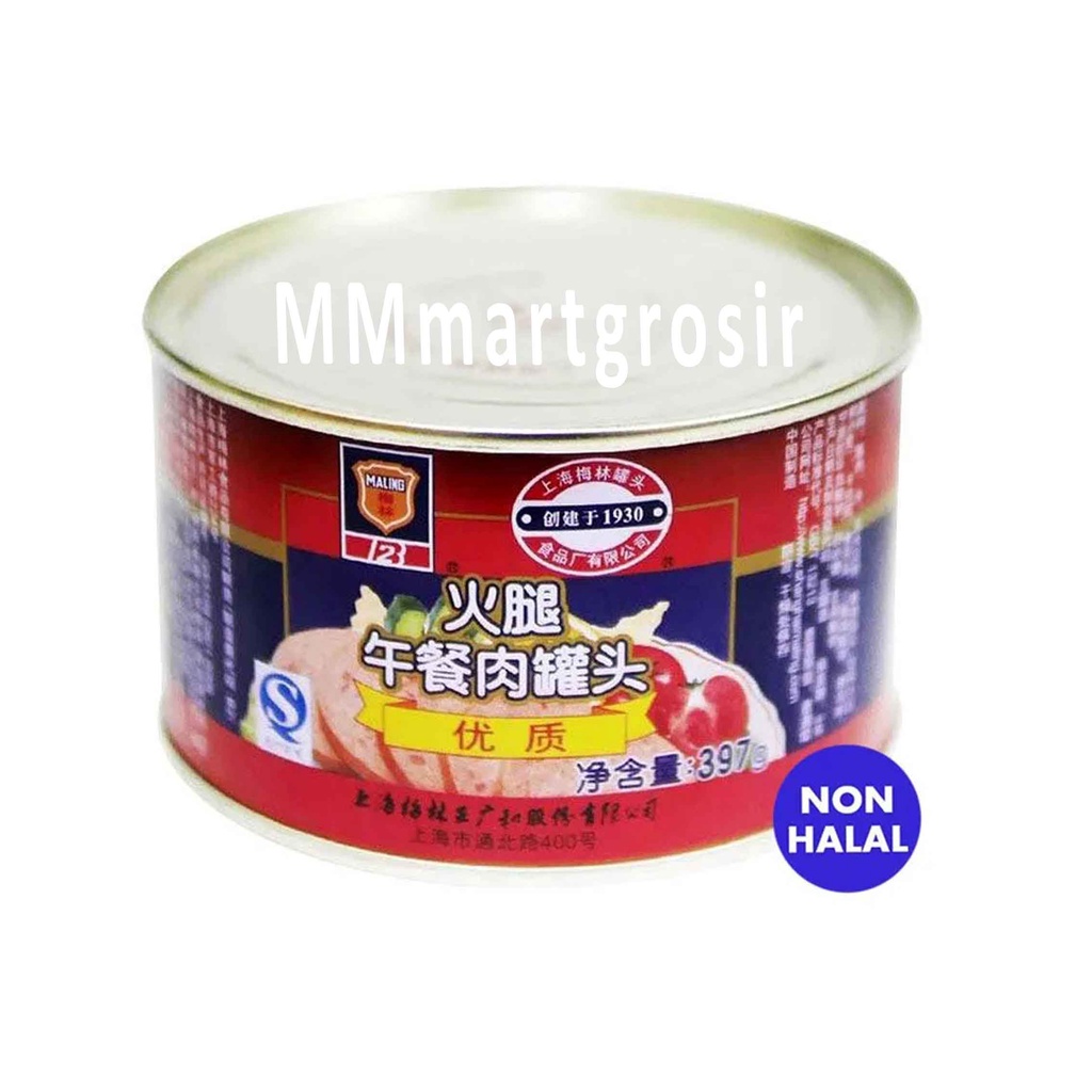 Maling TTS / Canned Ham Luncheon Meat / Daging Babi Kaleng / Non Halal 397g