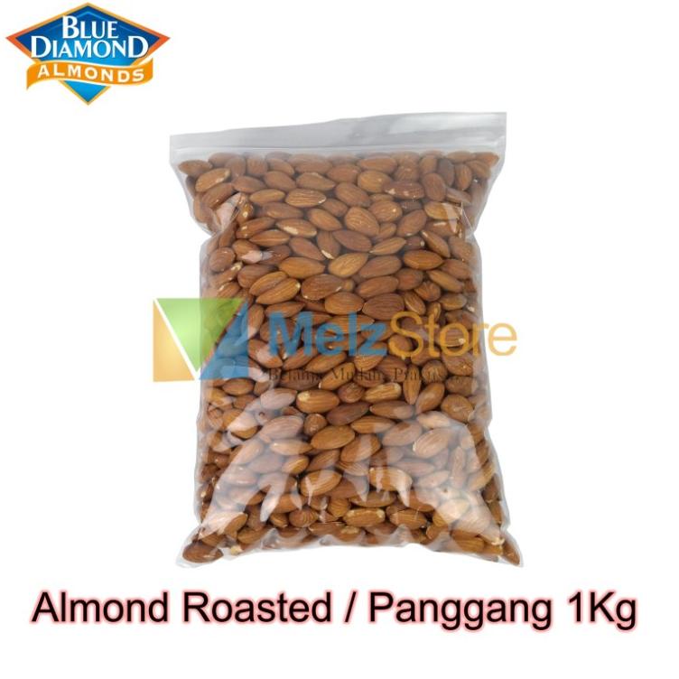 

⚡Cuci gudang⭐ Kacang Almond Panggang Kupas Blue Diamond Roasted 1kg Fitur utama