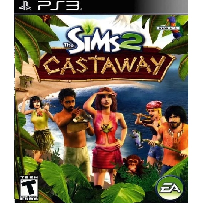 DVD Kaset Game PS2 PKG PS3 Multiman HEN The Sims 2 Castaway