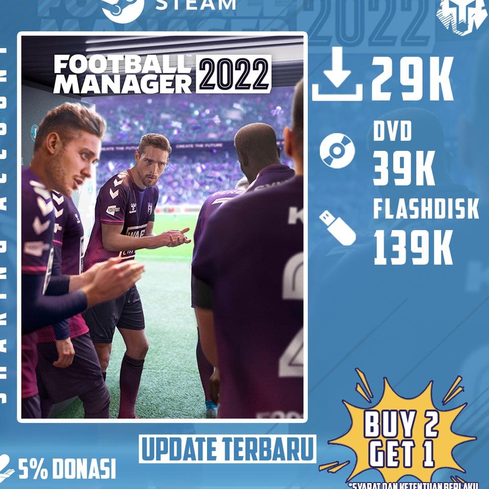 Bestseller _ FOOTBALL MANAGER 2022 ORIGINAL PC ♪