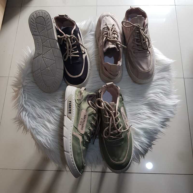 COD BAYAR DITEMPAT!!! 110311 Sepatu Fashion Terbaru Outdoor Traveling Casual Sepatu Sneakers Pria Kekinian No Box
