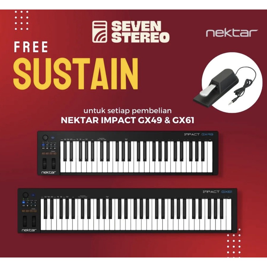 Nektar Impact GX49 GX 49 Keyboard Midi Controller