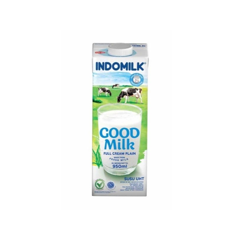 

INDOMILK Susu UHT Full Cream / Cokelat 950 ml