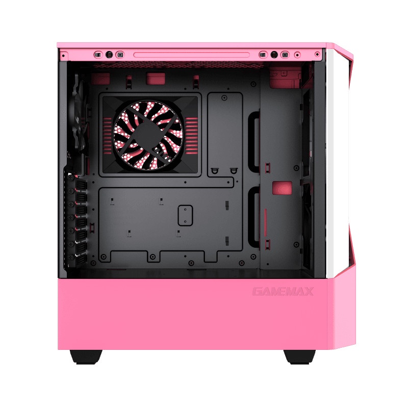 CASING GAMEMAX CONTACT COC WHITE PINK E-ATX