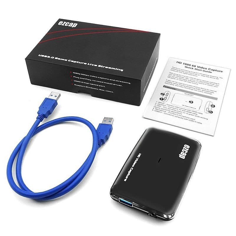 EZCAP 301 HDMI Game Capture USB 3.0 4K Live Streaming Video Ezcap301