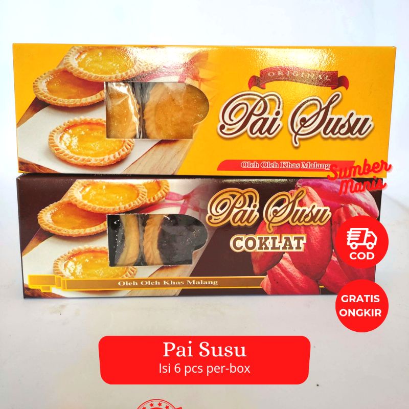 

Pie Susu/Apel/Nangka/Coklat/Durian Oleh Oleh Malang