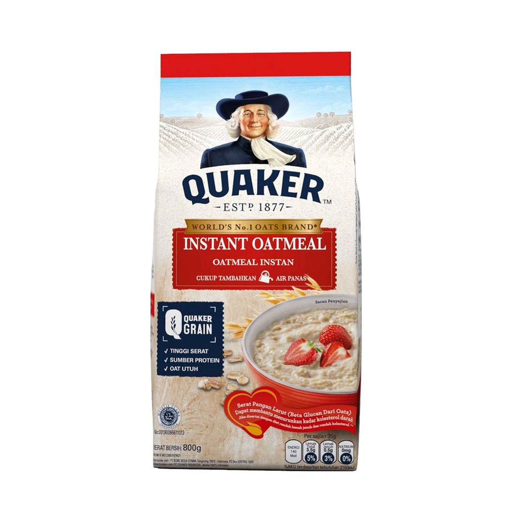 QUAKERS OATS INSTANT/ OATMEAL 800g/ QUAKER GRAIN