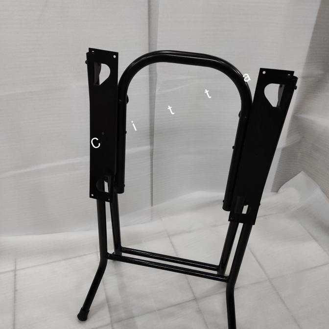 Kaki Meja Lipat Besi Silang
