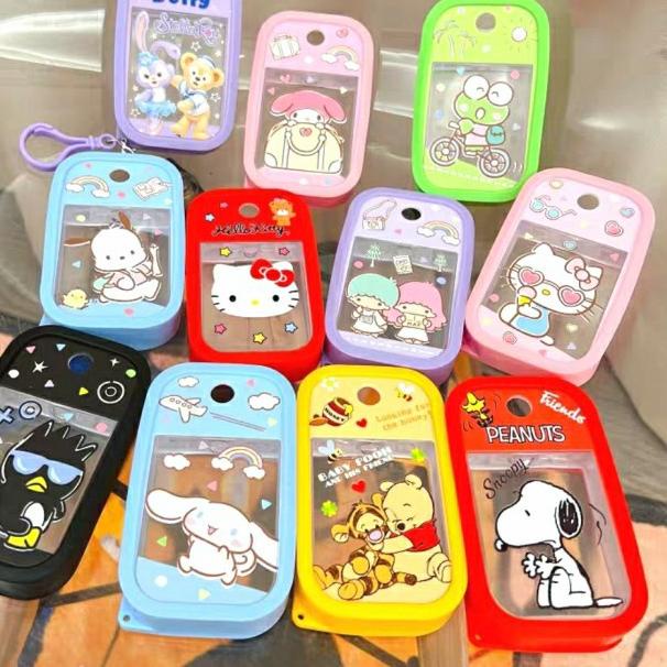Stok terbaru Gantungan Tas Tempat Hand Sanitizer Spray Sanrio Snoopy Disney (Tanpa Isi) Hello Kitty 