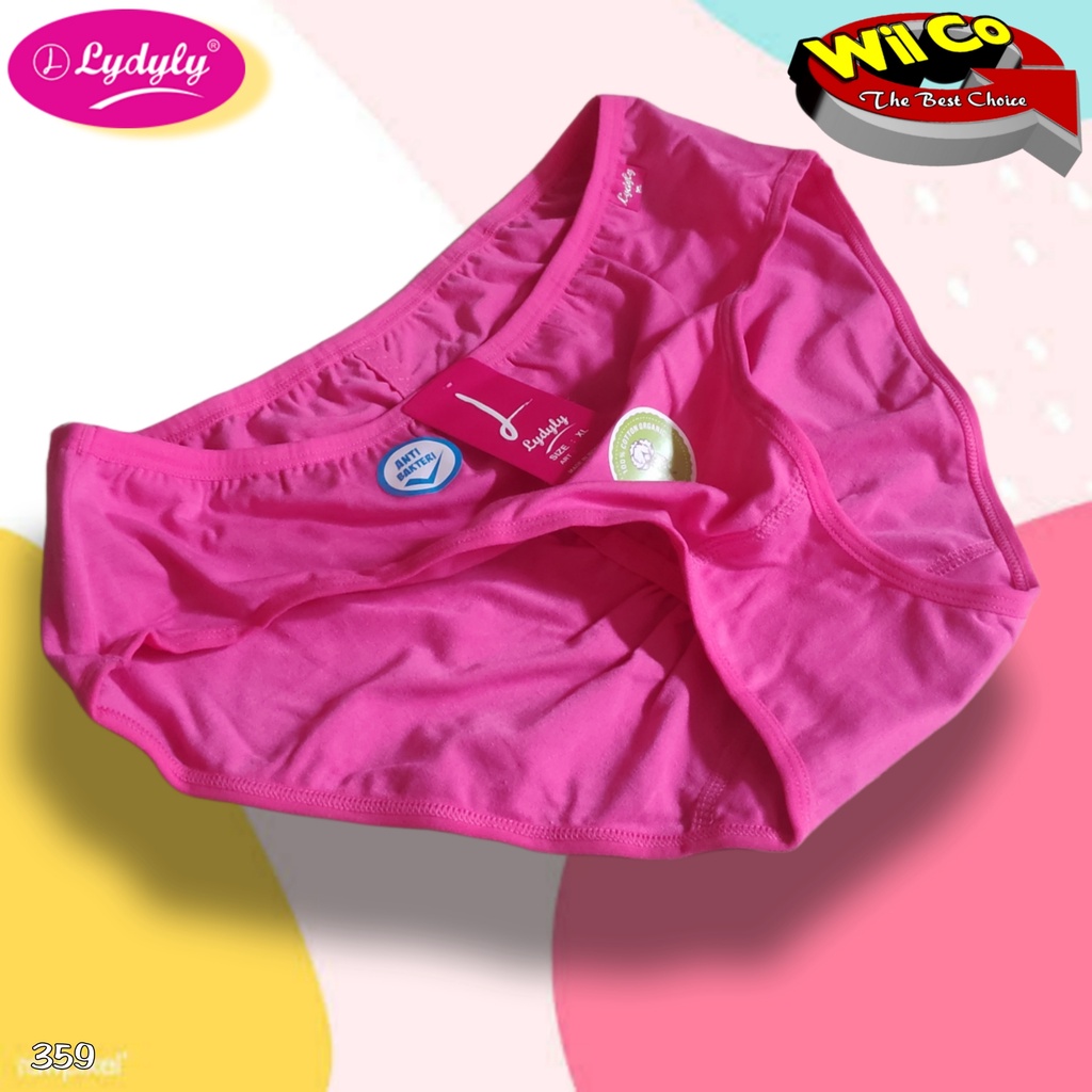 K359 - (Harga Per 1 Potong) CELANA DALAM WANITA MINI PAKAIAN WANITA PAKAIAN DALAM LYDYLY SIZE M - XL MULTYCOLLOR