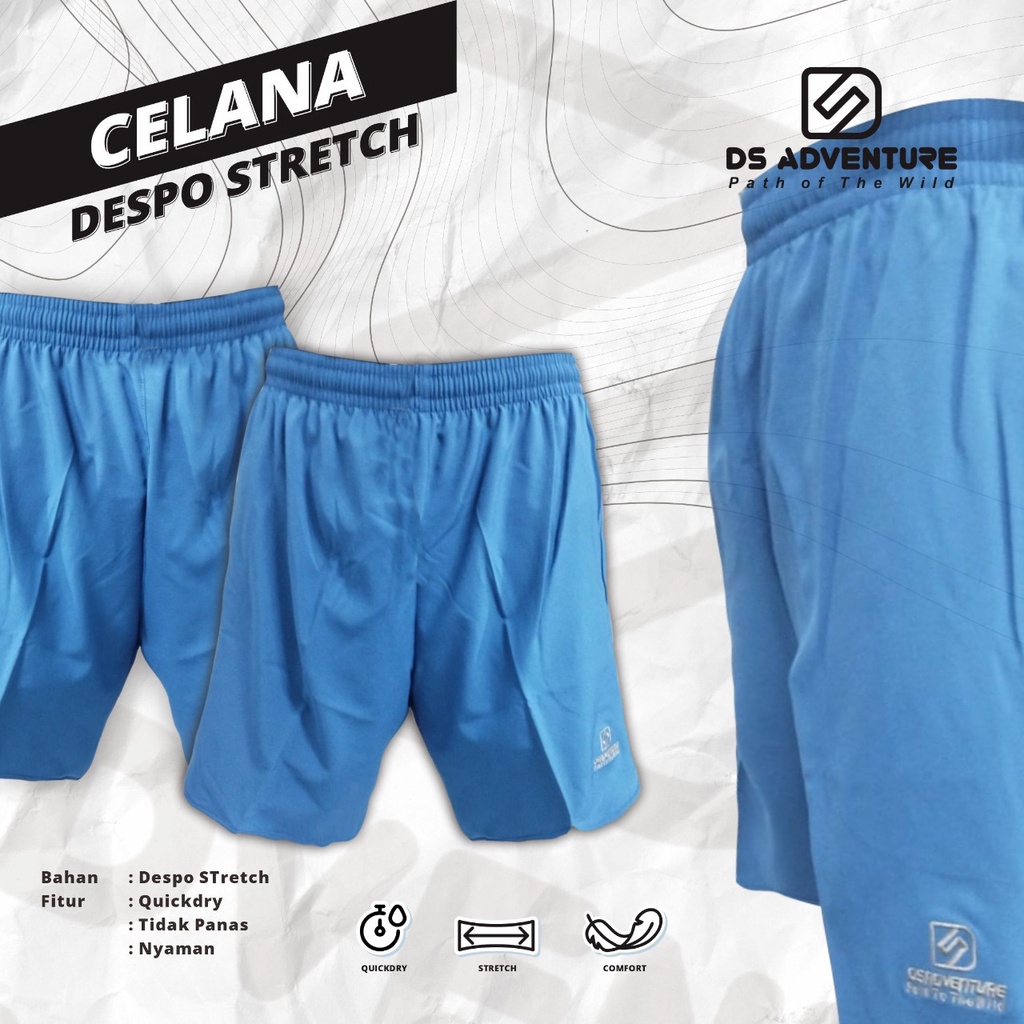 Celana kolor Quickdry - celana kolor gunung - celana pendek kolor camping hiking - celana pendek treking