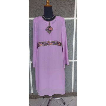 Gamis ungu (Preloved)