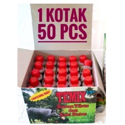 ASLI ORIGINAL TOP BRAND PEMBASMI TIKUS TEMIX / TEMIK RACUN TIKUS DAN BABI HUTAN TOP BRAND GARANSI ASLI