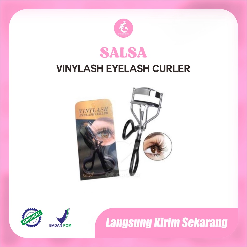 SALSA VINYLASH EYELASH CURLER / PELENTIK BULU MATA SALSA / PENJEPIT BULU MATA