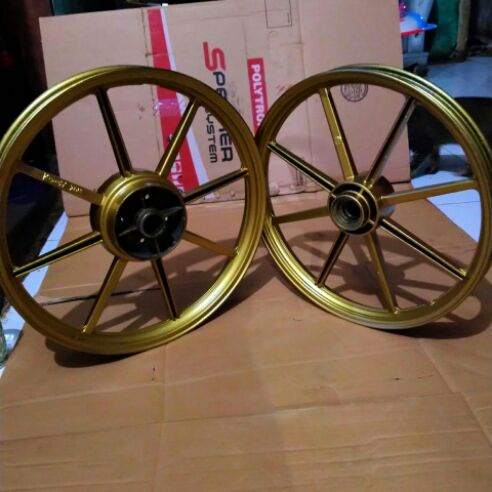 velg Pelek resing racing RX King ring 18 gold