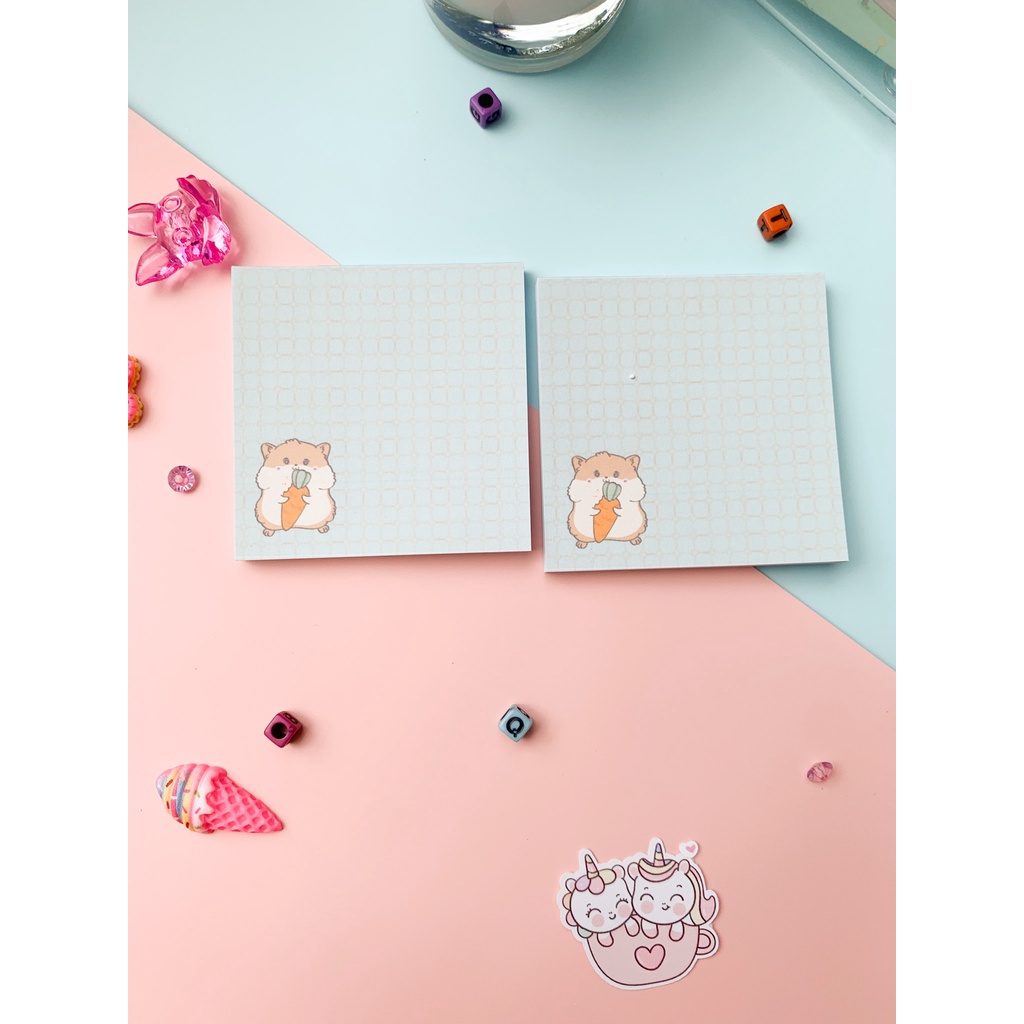 【GOGOMART】Kertas Memo Memopad Memo Notepad / Memo Catatan Bukan Sticky Notes Tempel - MM019