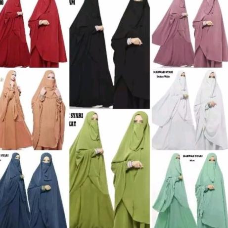 Paling Dicari GAMIS SYAR'I MARWAH SET CADAR // GAMIS SET TERLARIS // GAMIS CADAR DAN HIJAB // GAMIS 