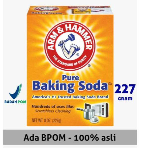 

S23 Baking Soda Asli USA MERK Arm & Hammer Baking Soda 227gr GRATIS ONGKIR ↢