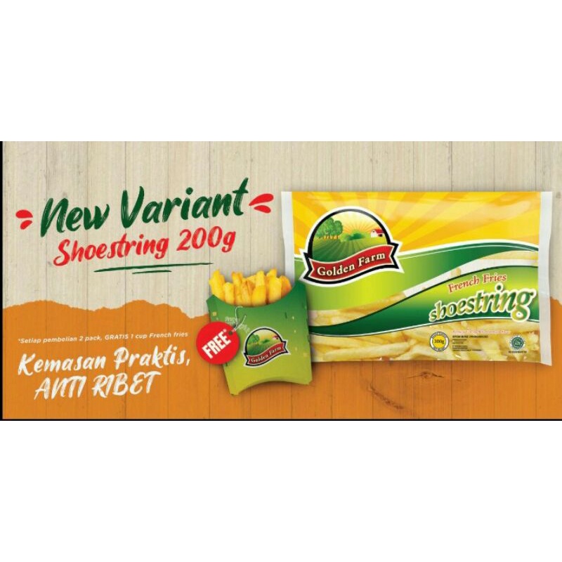 

Golden Farm Shoestring French Fries