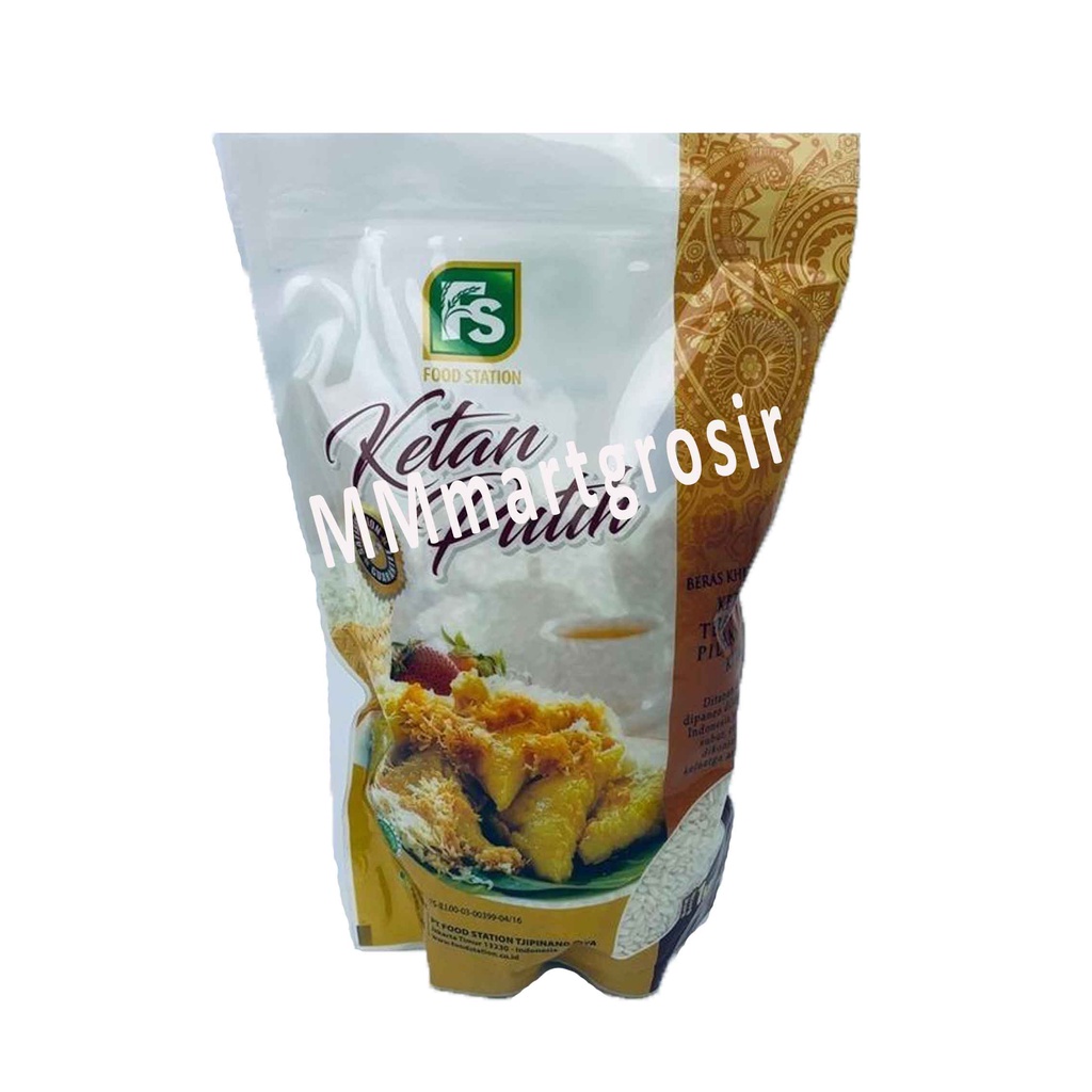 BERAS KETAN PUTIH/ FOOD STATION/ BERAS KETAN 1KG