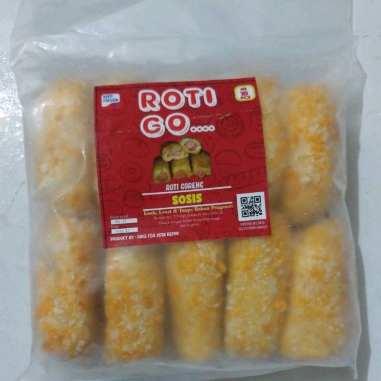 

Roti Go Roti Goreng Sosis isi 10