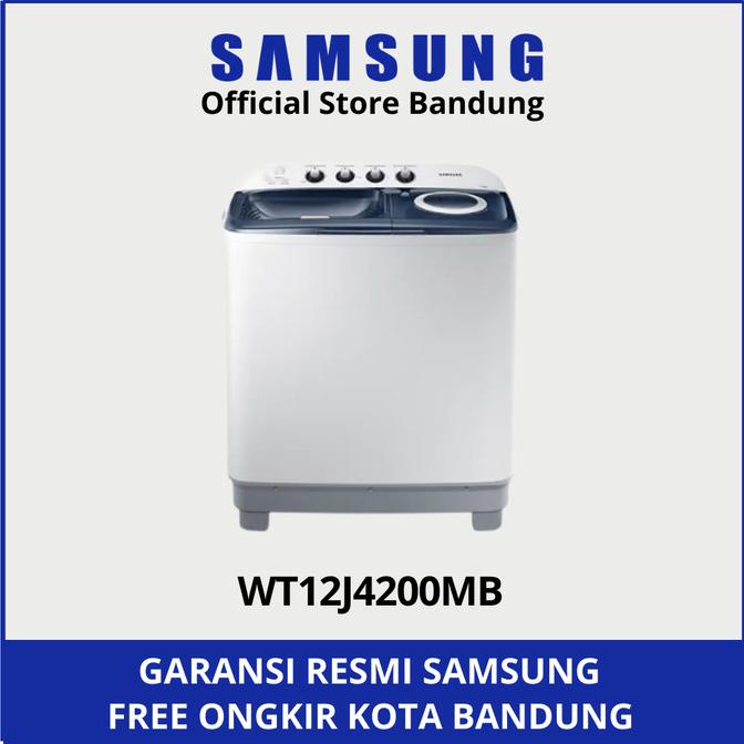 Samsung Mesin Cuci 2 Tabung 12Kg Wt12J4200Mb Terbaru