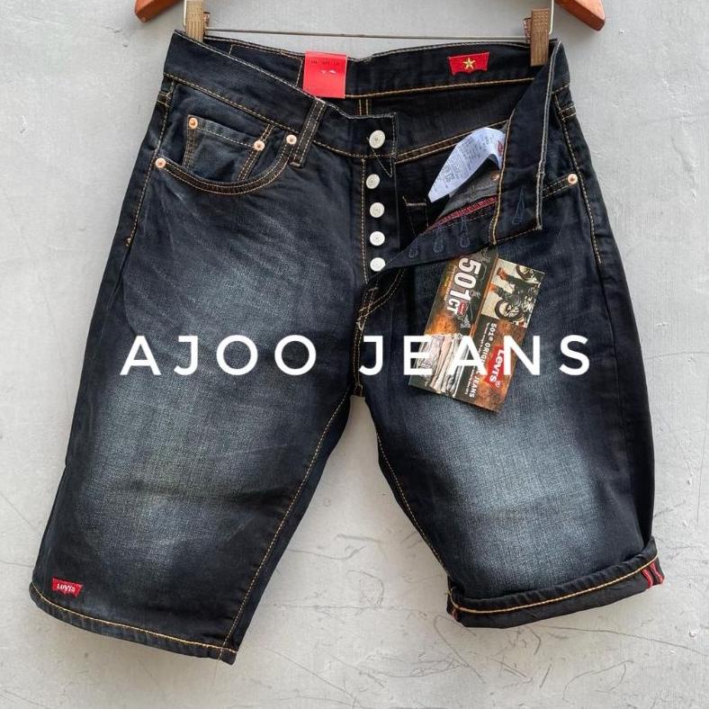 Celana Pendek Import Pria 501 Fashion Logo Made In Vietnam Terbaru Dan Terlaris