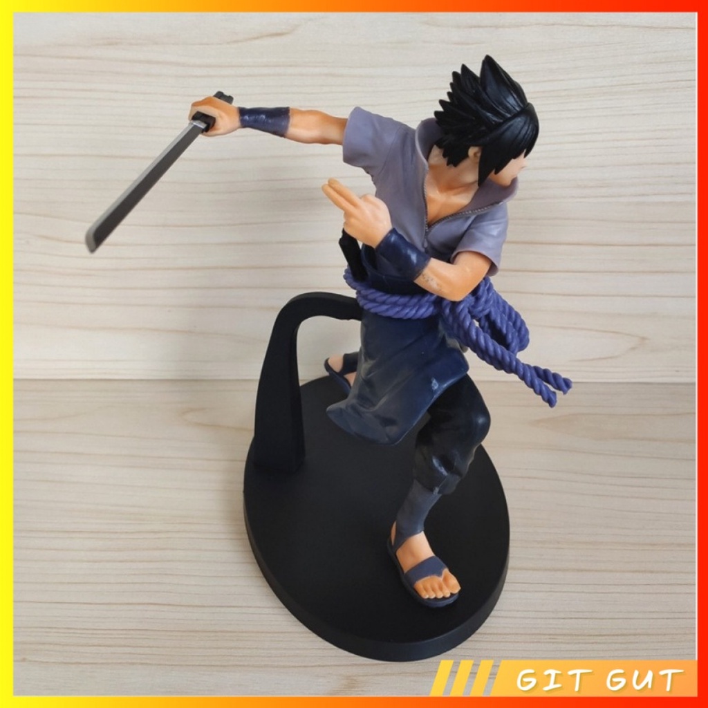 Action Figure Pajangan Mainan Uchiha Sasuke Battle Edition - Naruto