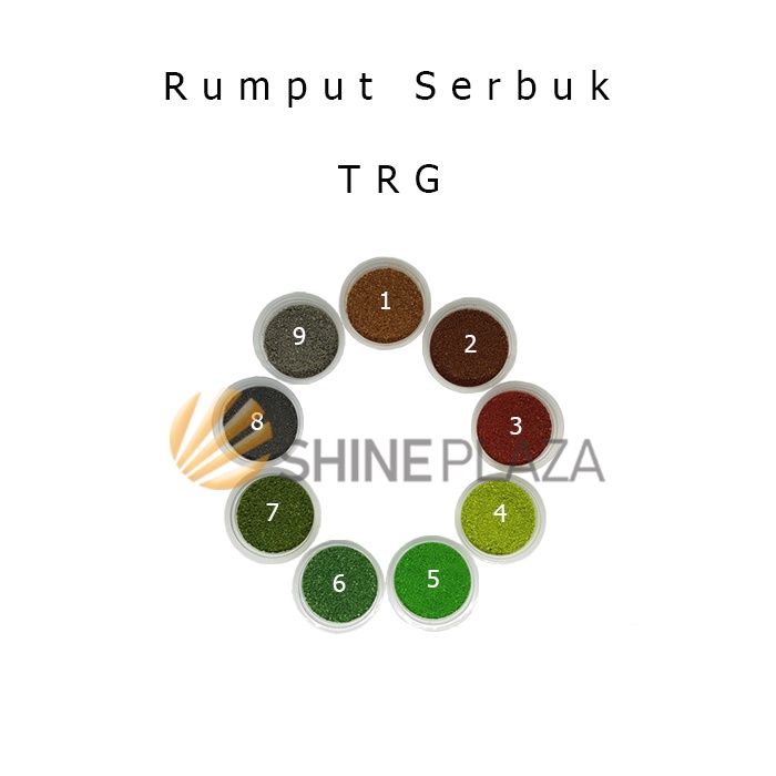 Rumput Serbuk - Rumput Sintetis - Bahan Maket TRG
