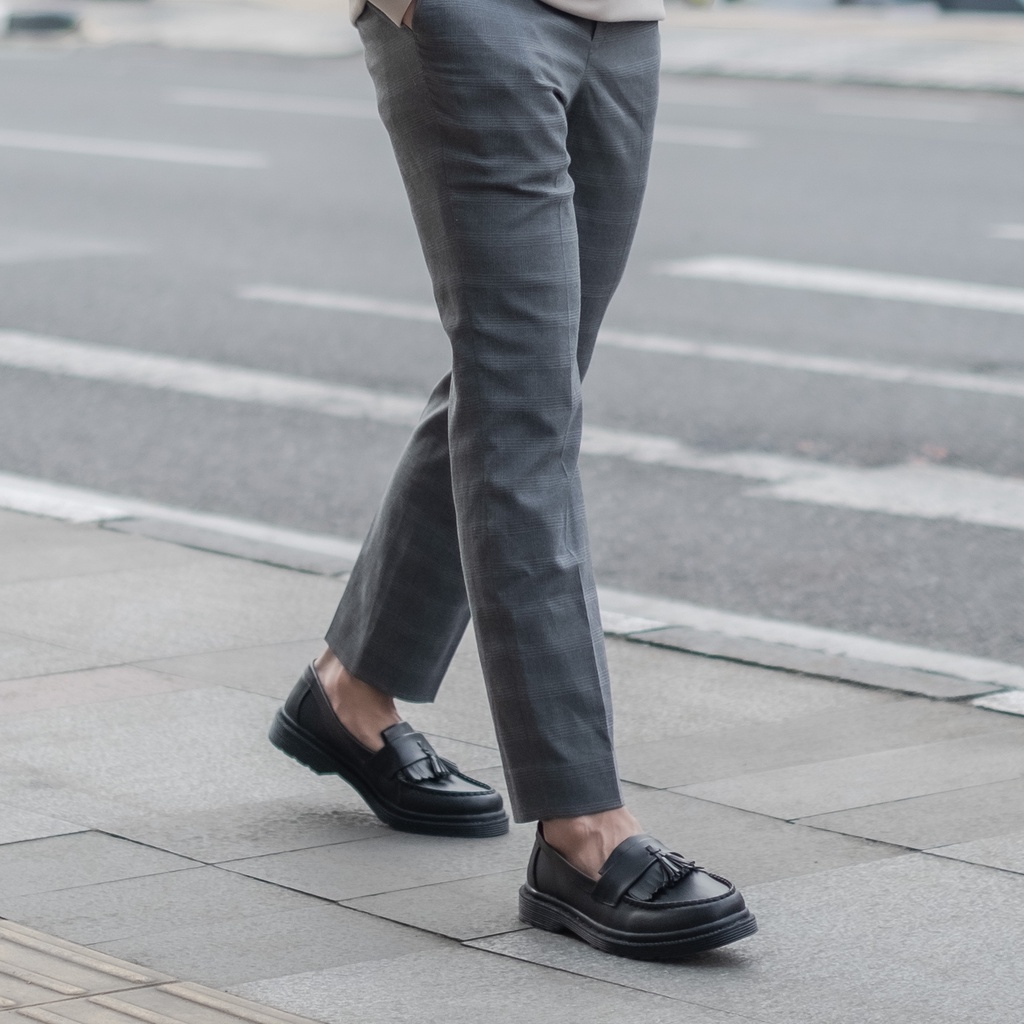 ZIGGY FULL BLACK |ManNeedMe x Jack| Sepatu Loafers Pria / Wanita Formal Slip On UNISEX ORIGINAL