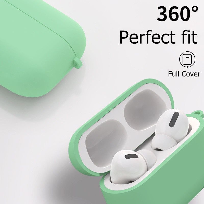 Case PC+Silicone Inner Flocking Protective Cover Airpods Gen 2/Airpods 3/Airpods Pro/Airpods Pro 2 Sleeve