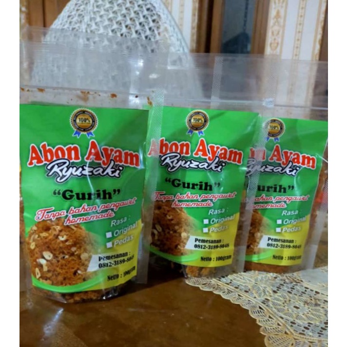 

Abon Ayam Orijinal Tanpa Campuran