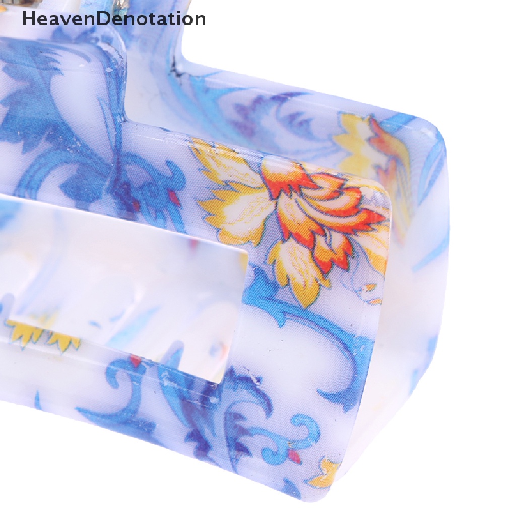 [HeavenDenotation] Biru Dan Putih Porselen Negara Gaya Pasang Ambil Klip Temperamen Hiasan Kepala HDV